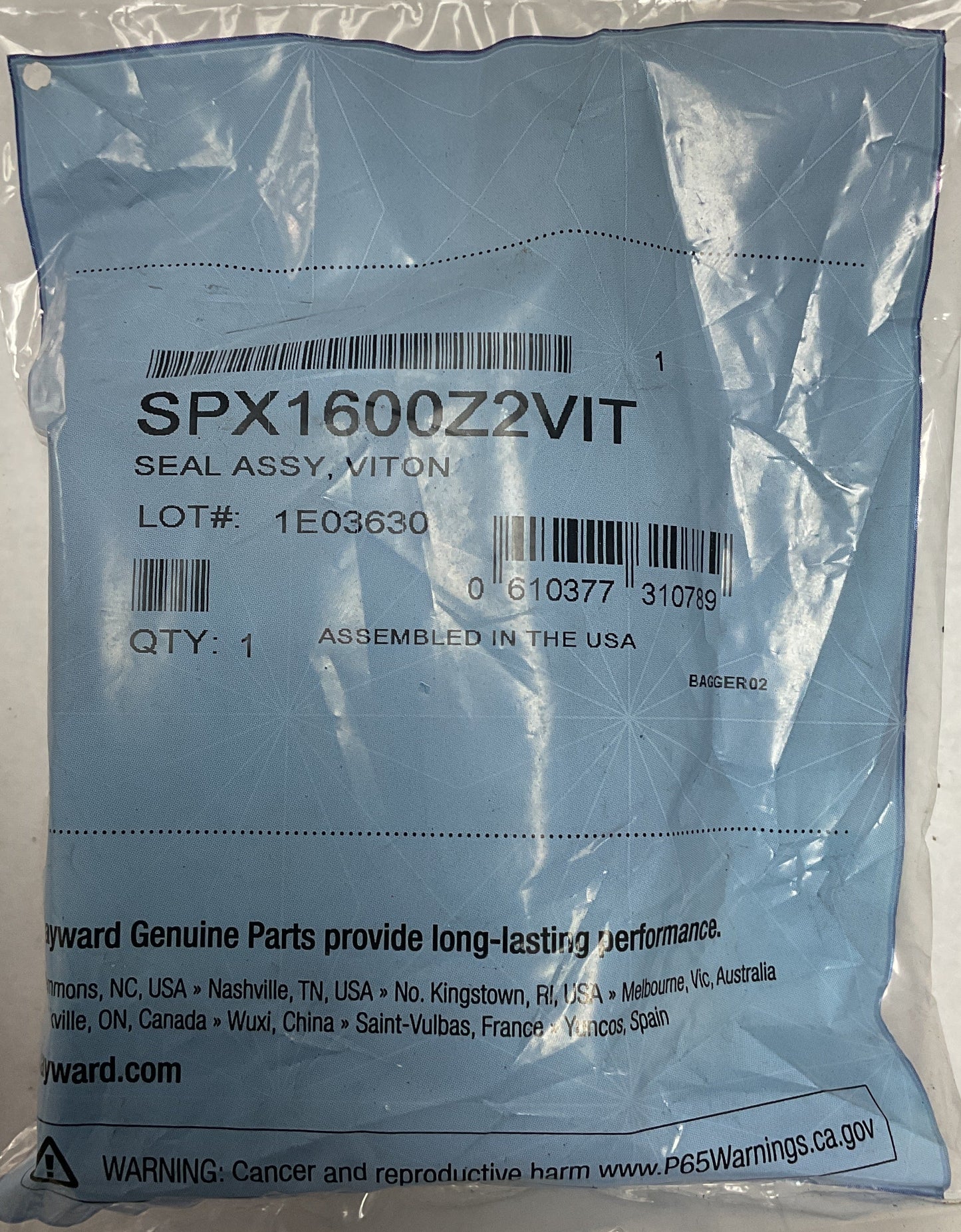 Hayward Viton Seal Assembly