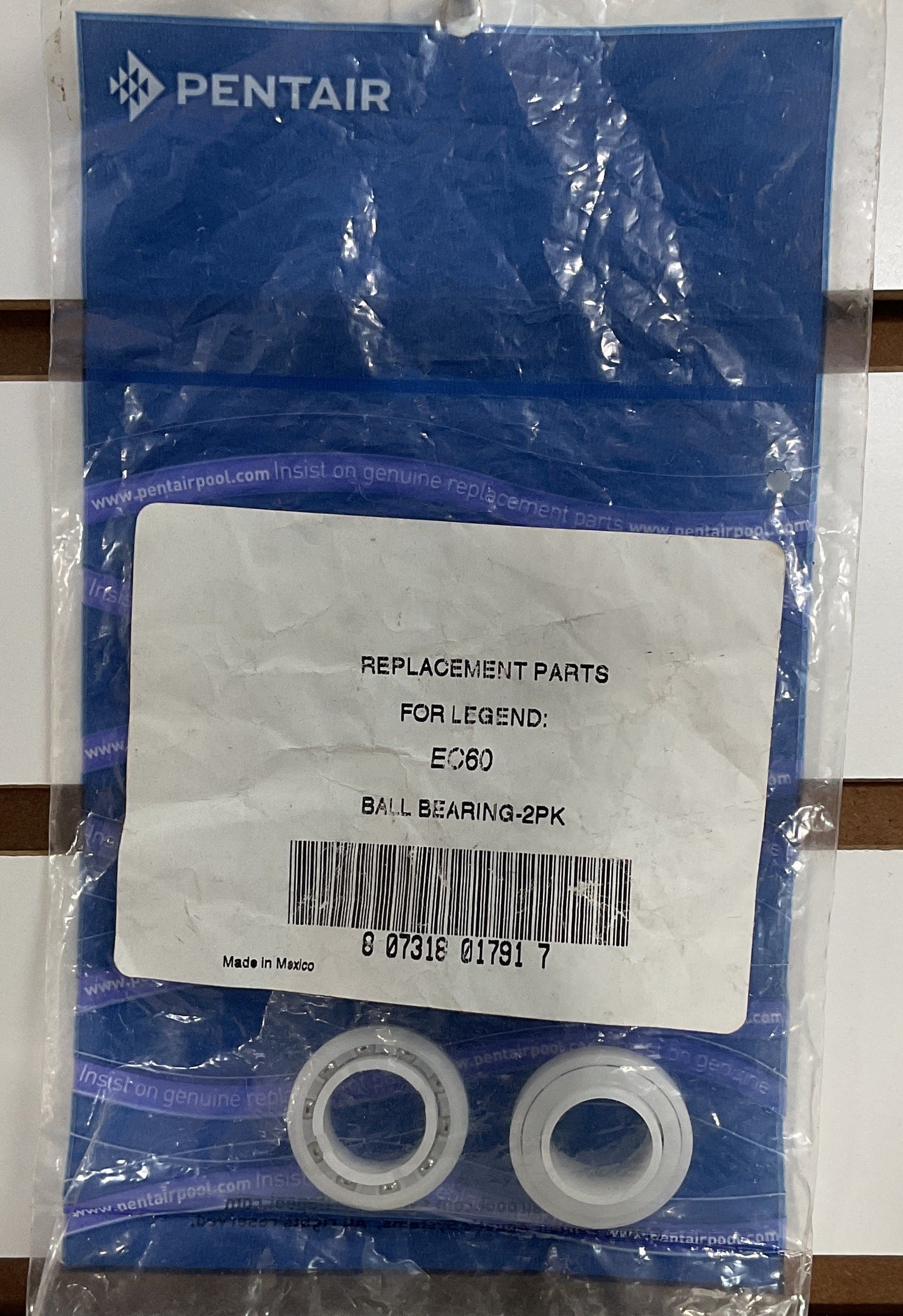 Pentair Kreepy Krauly Legend Wheel Bearings