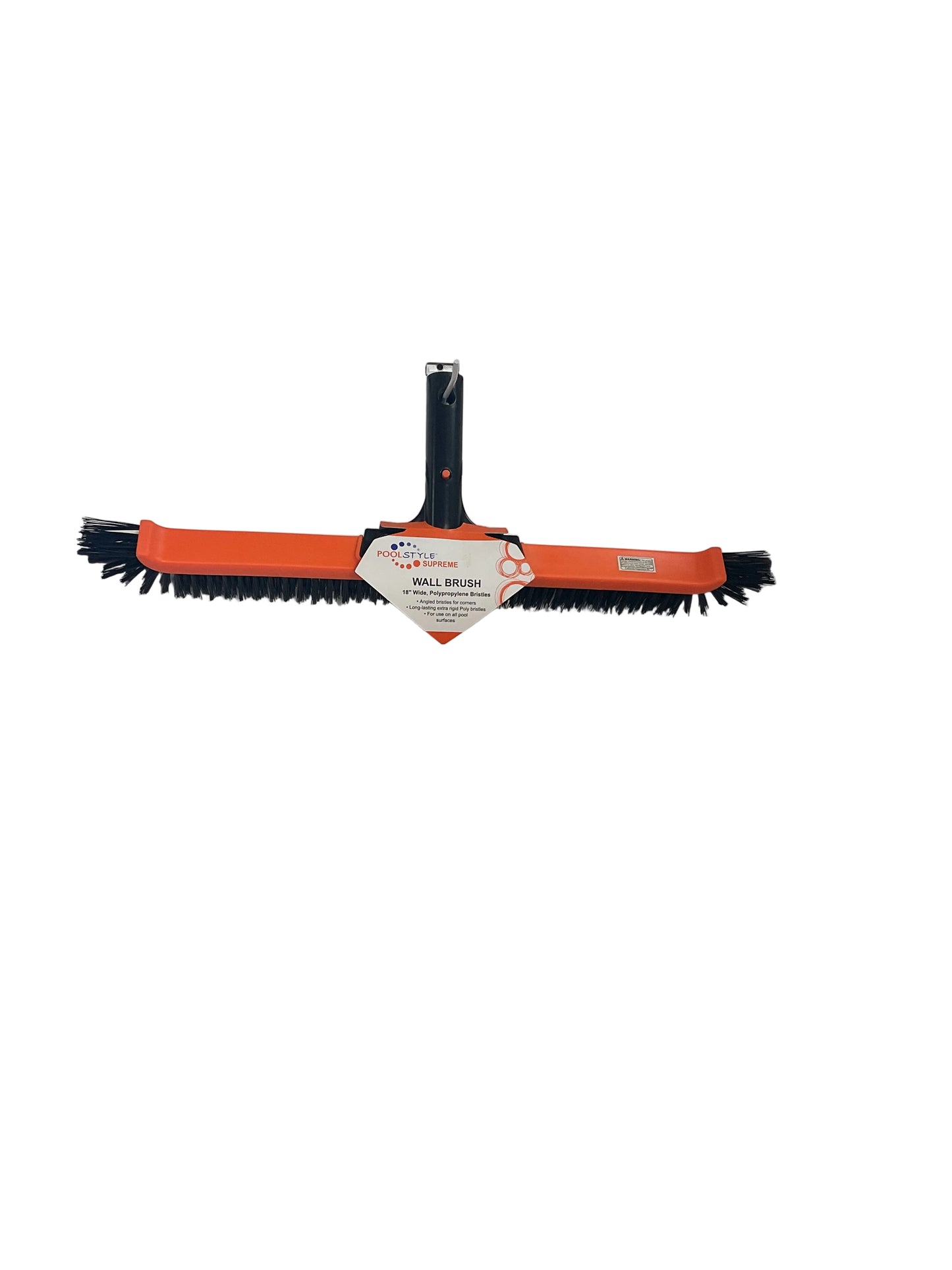 Pool Style Supreme Brush W/POLY BRISTLES-18" (Orange)
