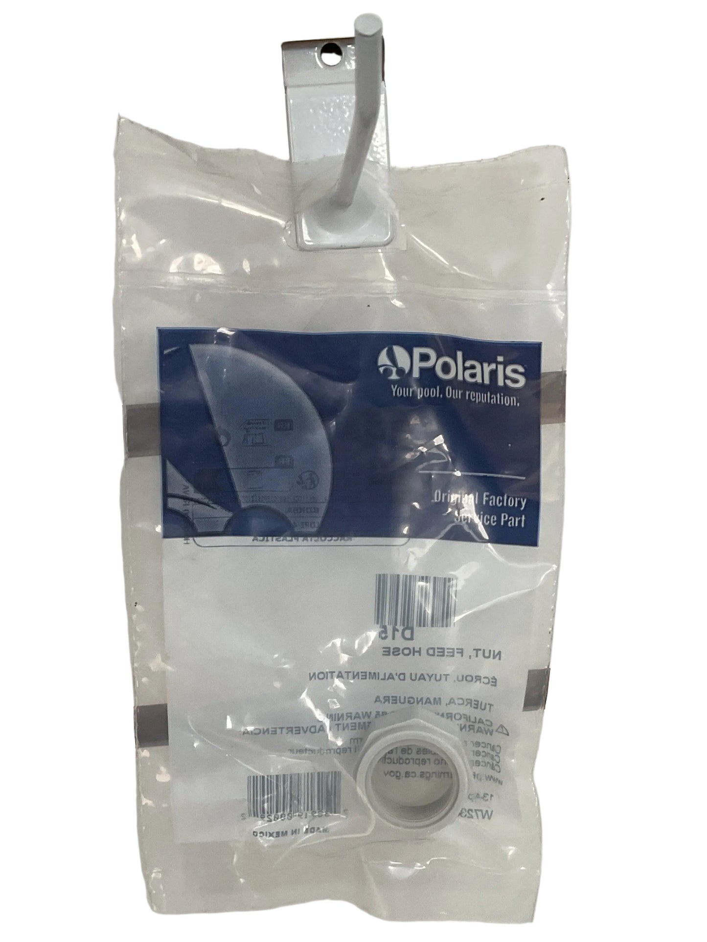 Polaris Feed Hose Nut-White