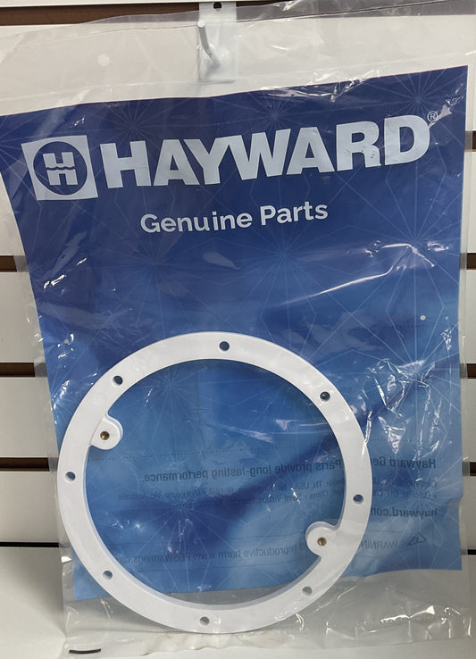 Main Drain Frame w/ Inserts-White : 7 7/8"
