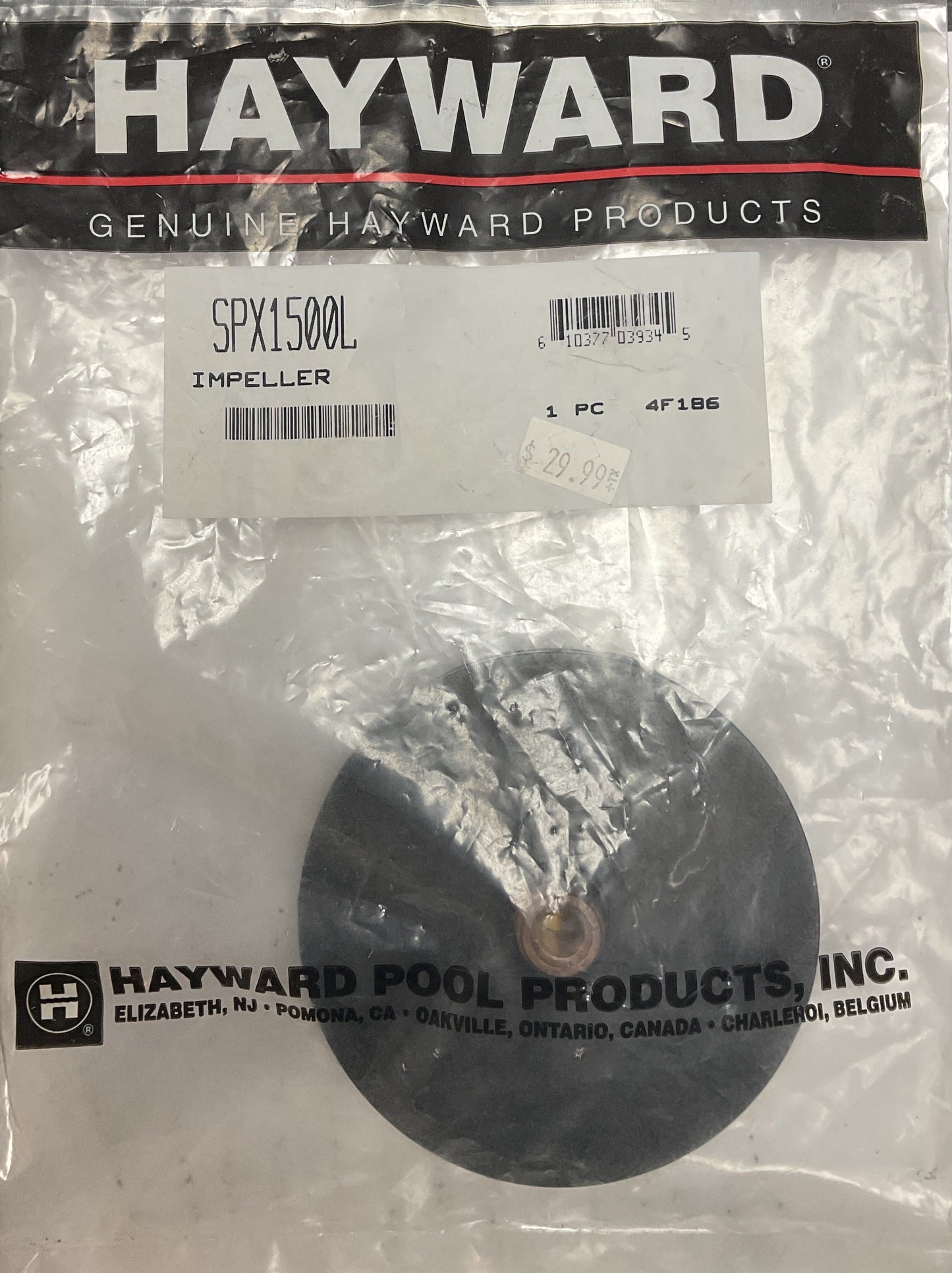 Hayward 1HP Power-Flo Impeller
